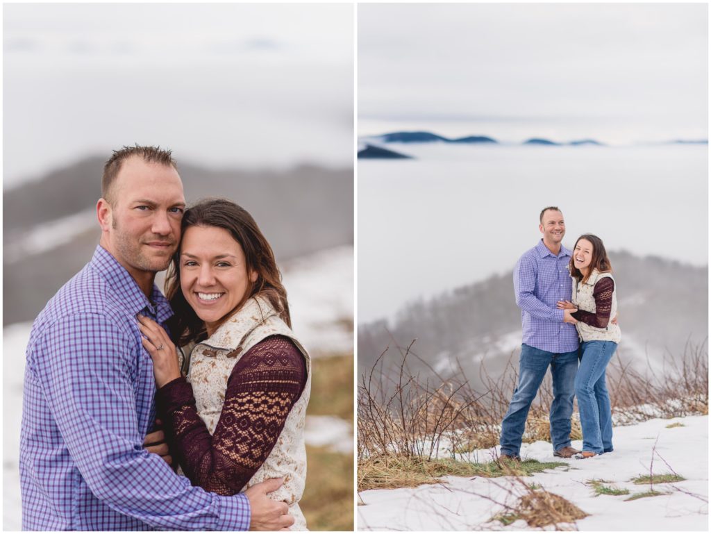 Max Patch Engagement Session Asheville Wedding Photographer