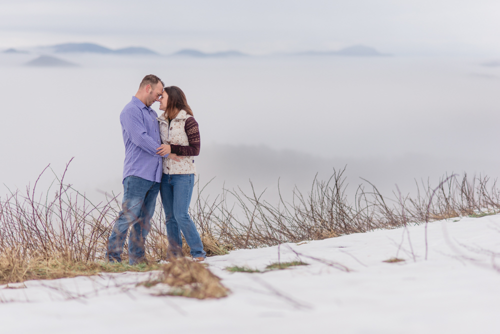 Coley K Photography Natural Engagement Session at Max Patch