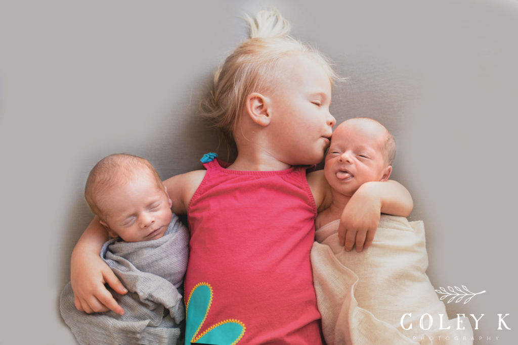babies and sibling photo coley k photography asheville nc