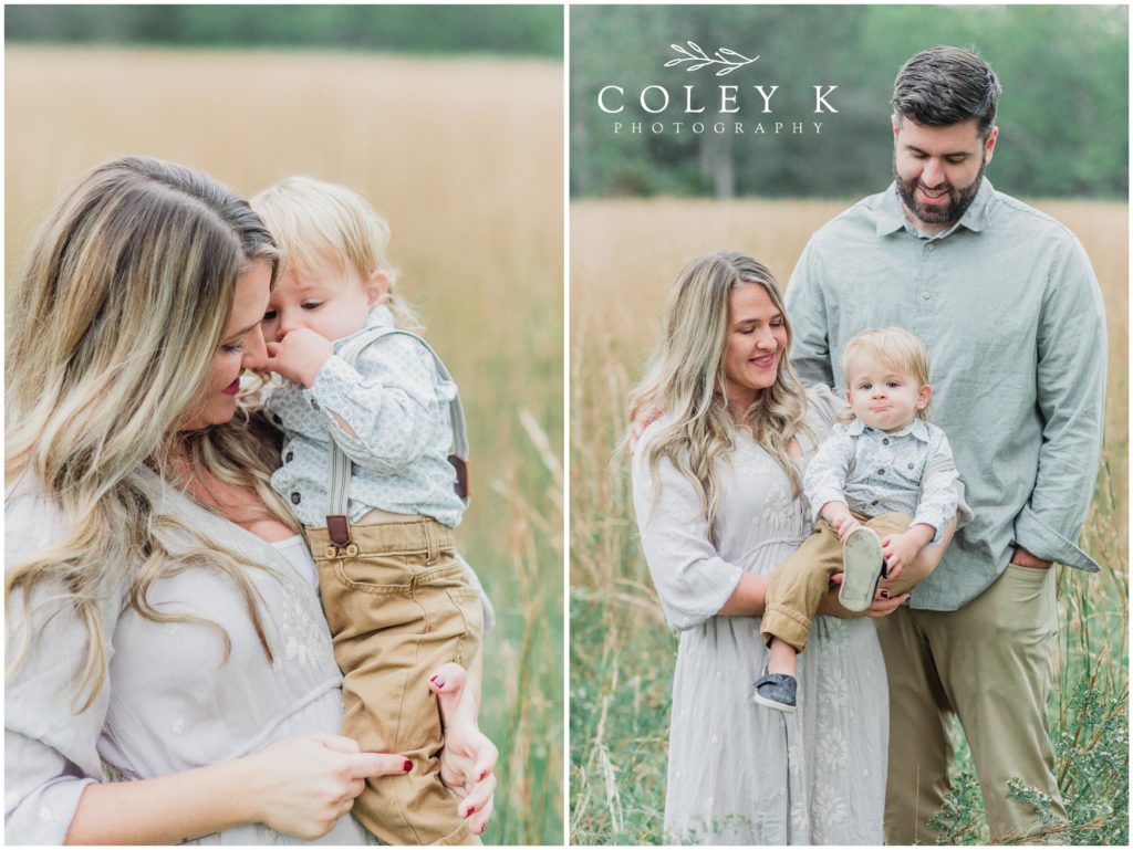 North Carolina Family Photographer Fall Photos Golden Grass 