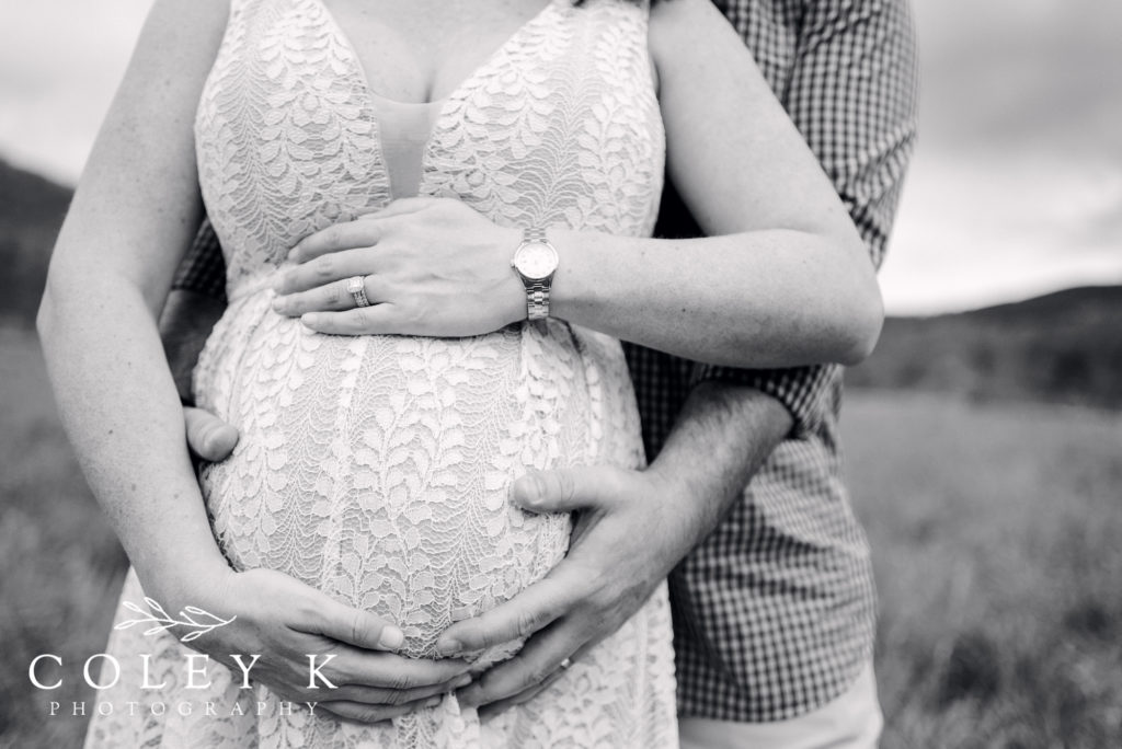 Asheville Maternity Photographer baby bump