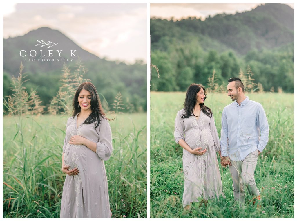 Maternity Photo Poses walking together
