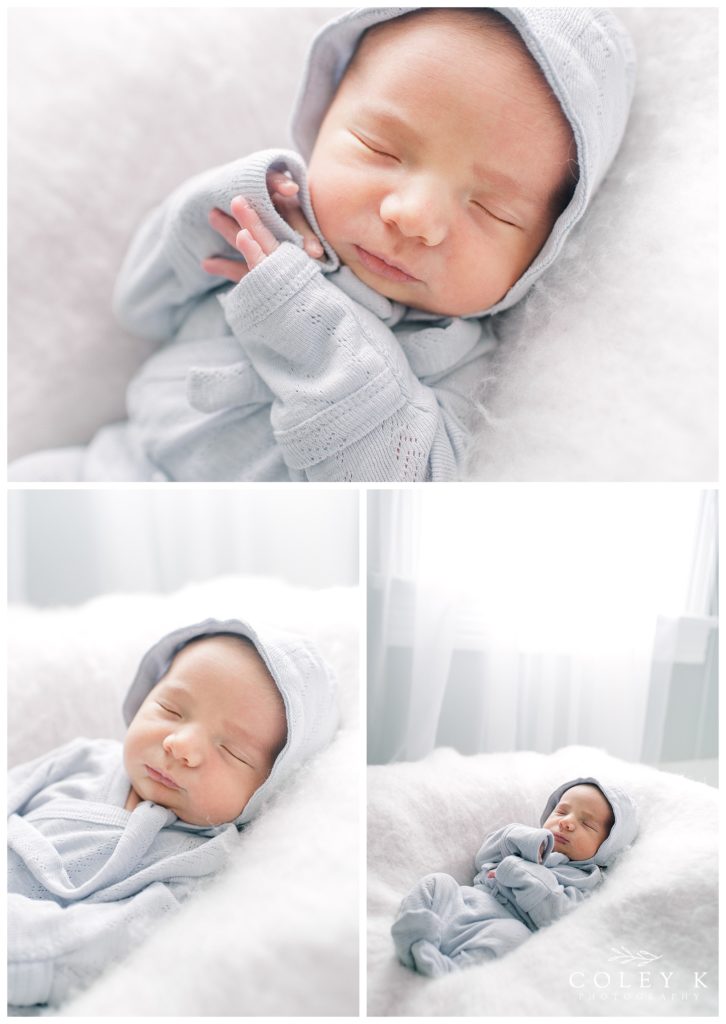 Newborn Photography Blue Boy