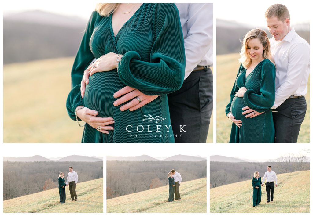 Biltmore Maternity Photography in Mountains