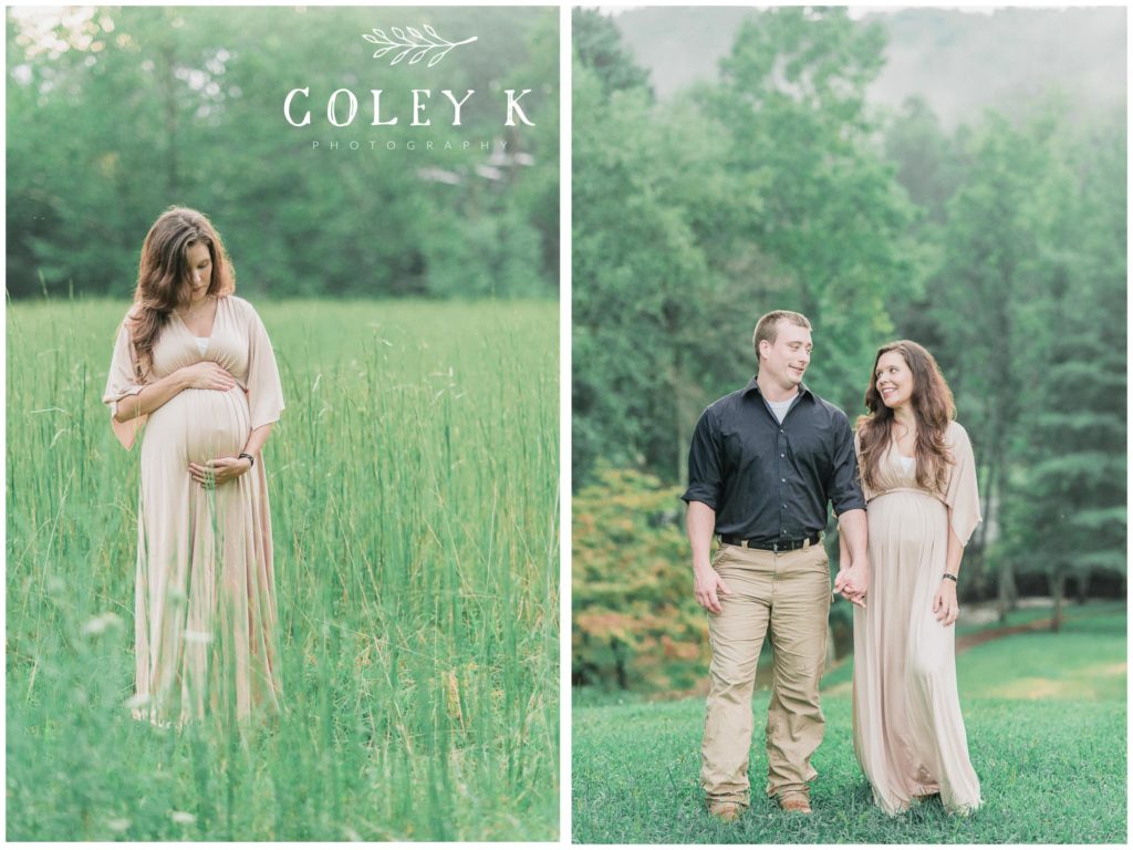 Asheville Maternity Photographer Husband and Wife