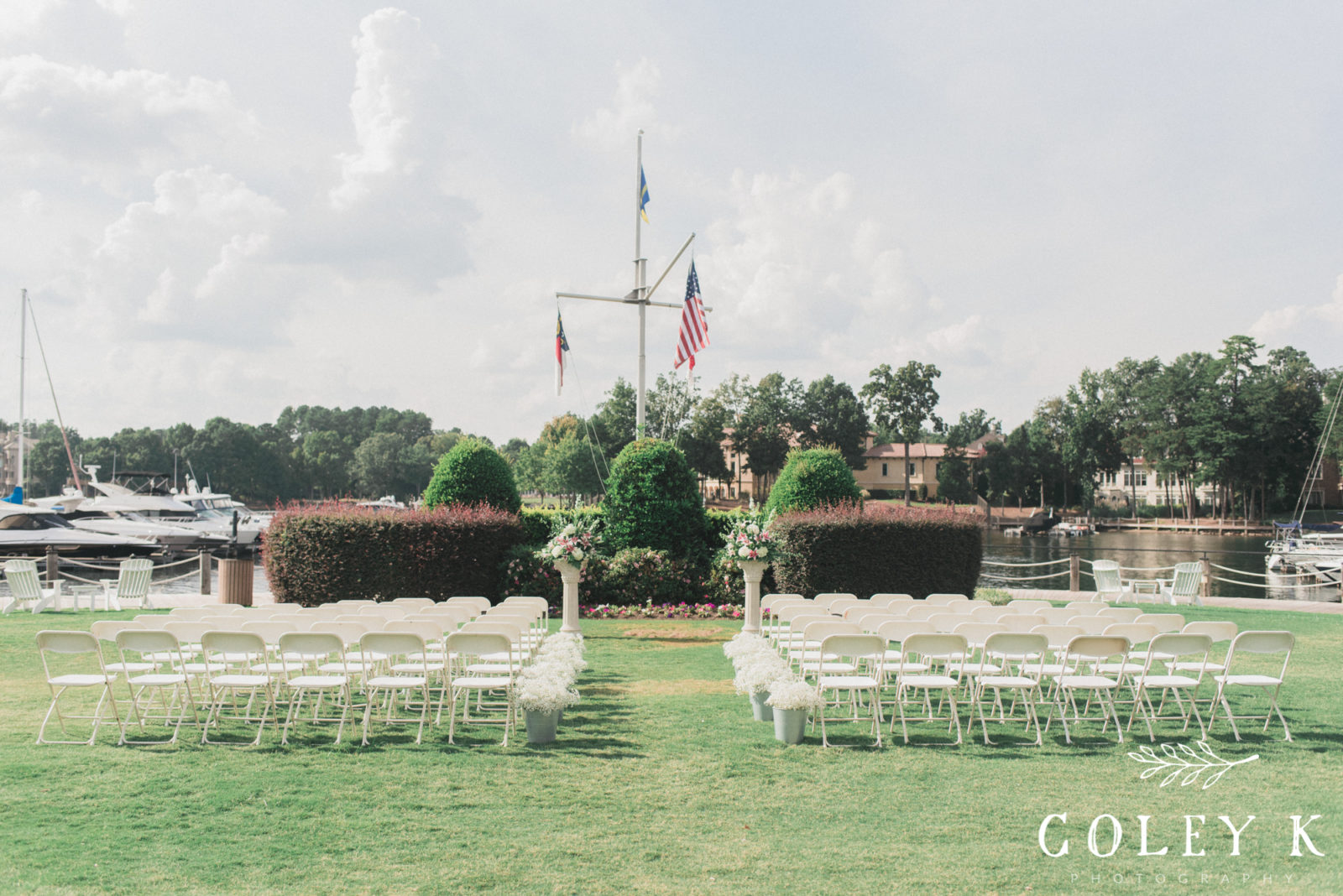 peninsula yacht club wedding