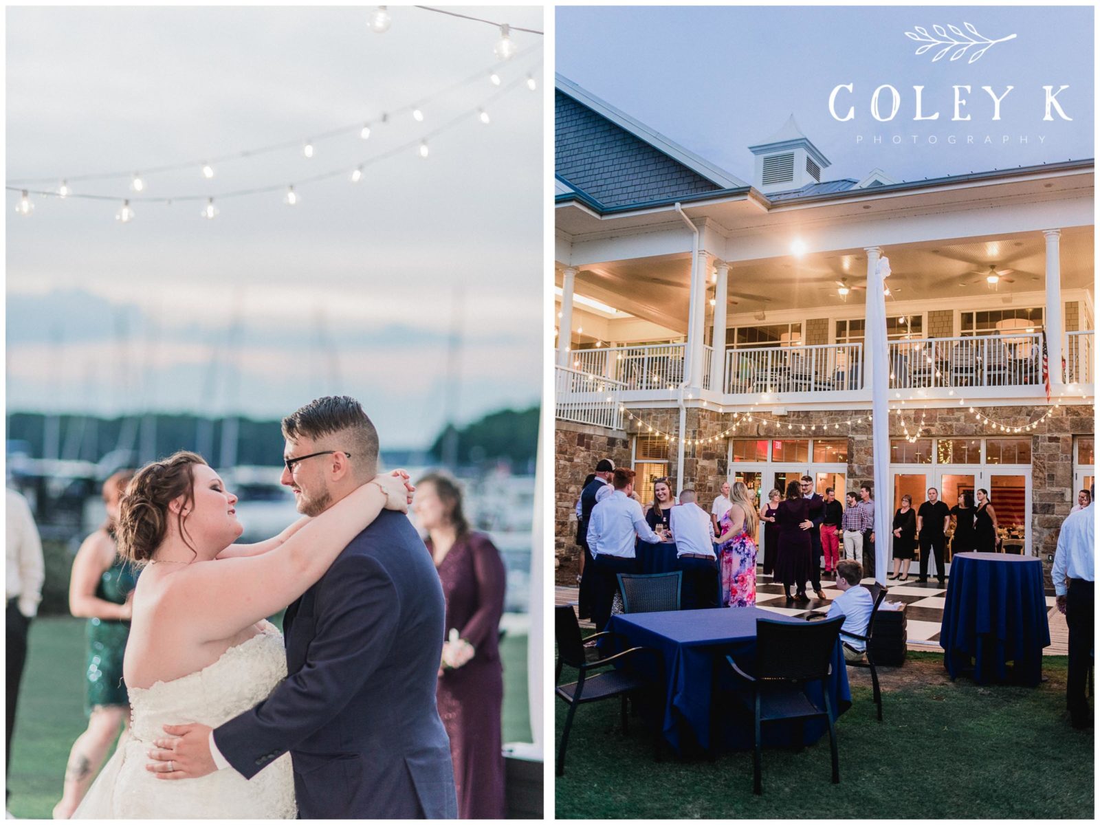 peninsula yacht club wedding