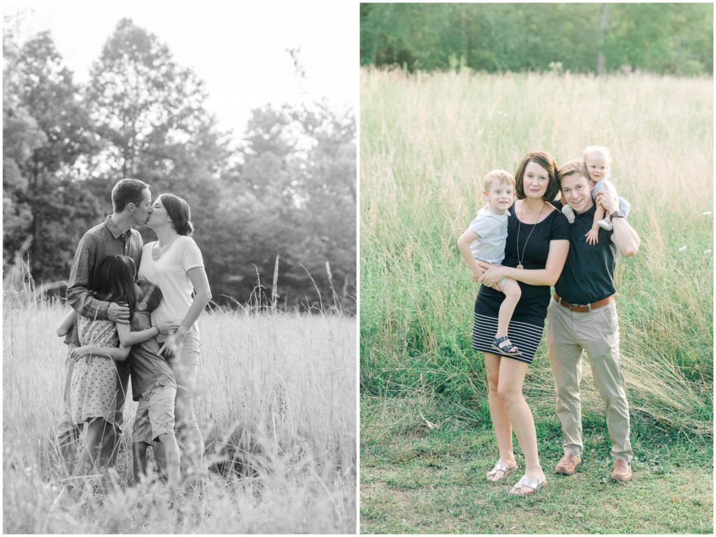 Asheville Family Photos with families of 4